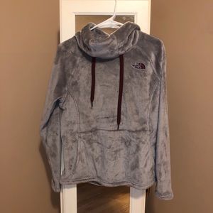 Womens North Face Fuzzy Fleece Pullover